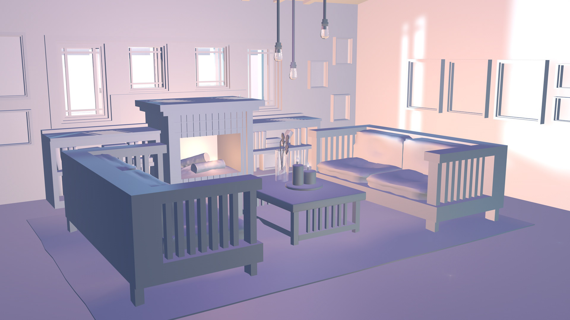Living Room | 2022 | Cinema 4D