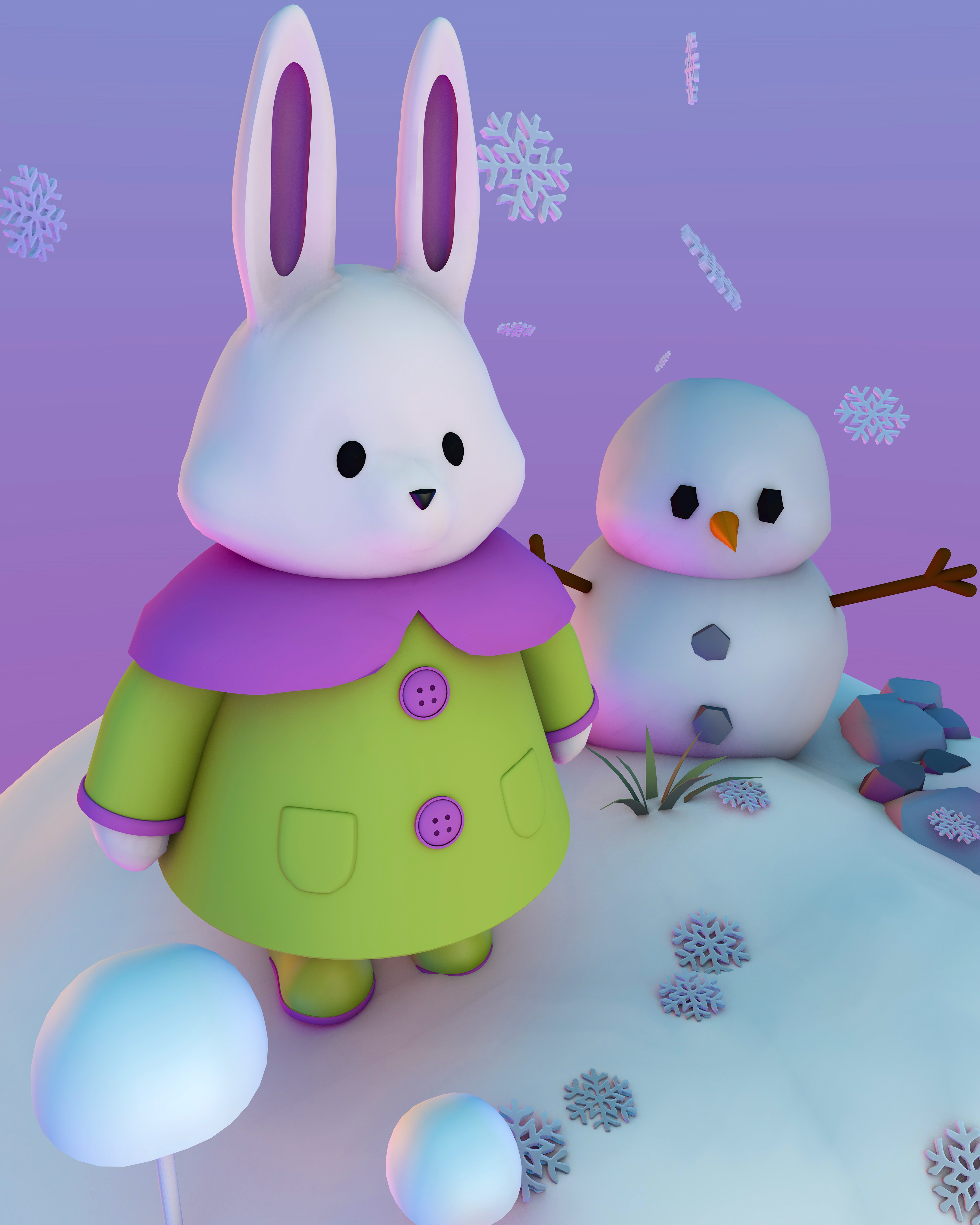 Snow Friends | 2022 | Cinema 4D