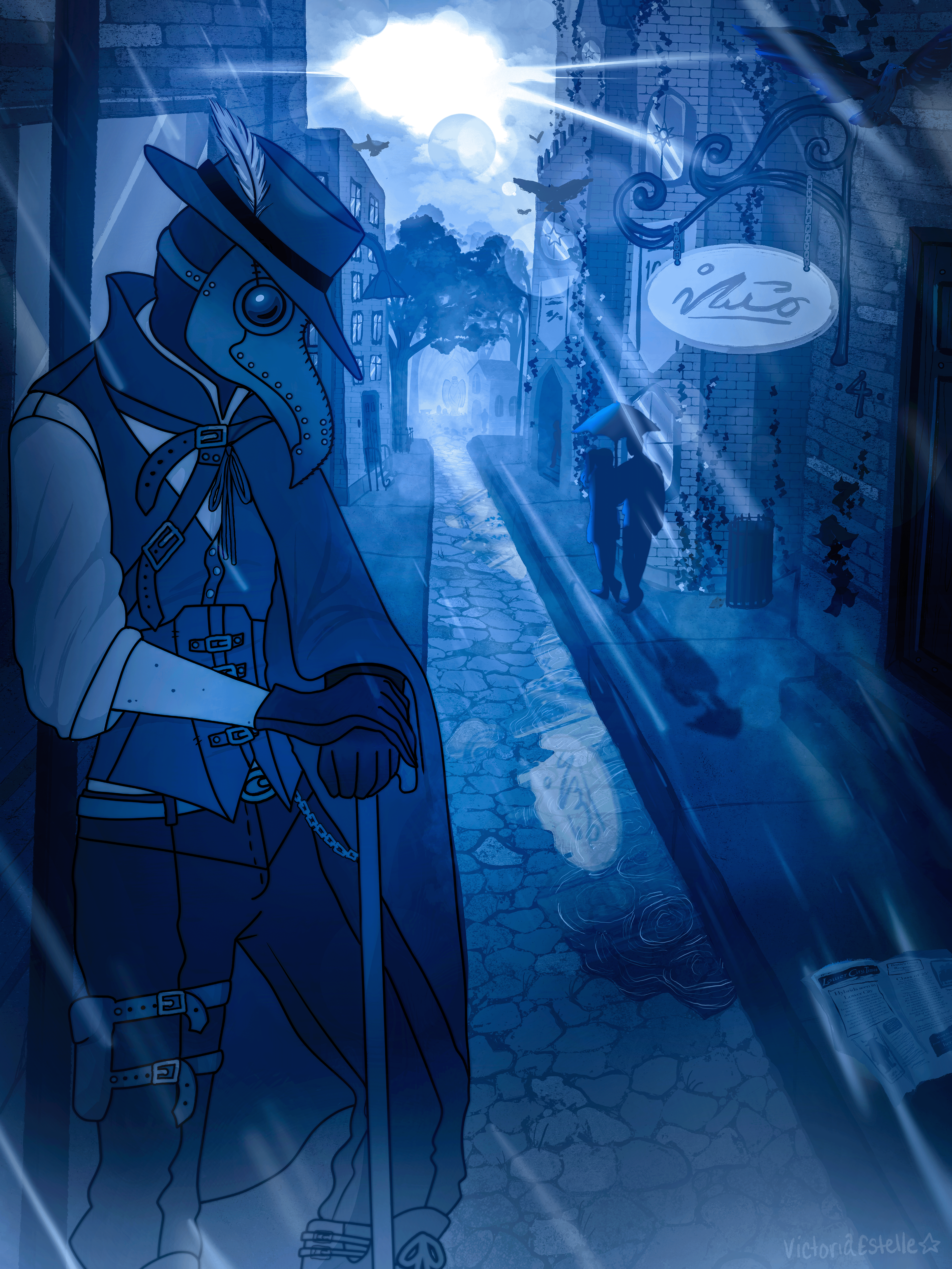 Lower City | 30x40 | Procreate | 2025