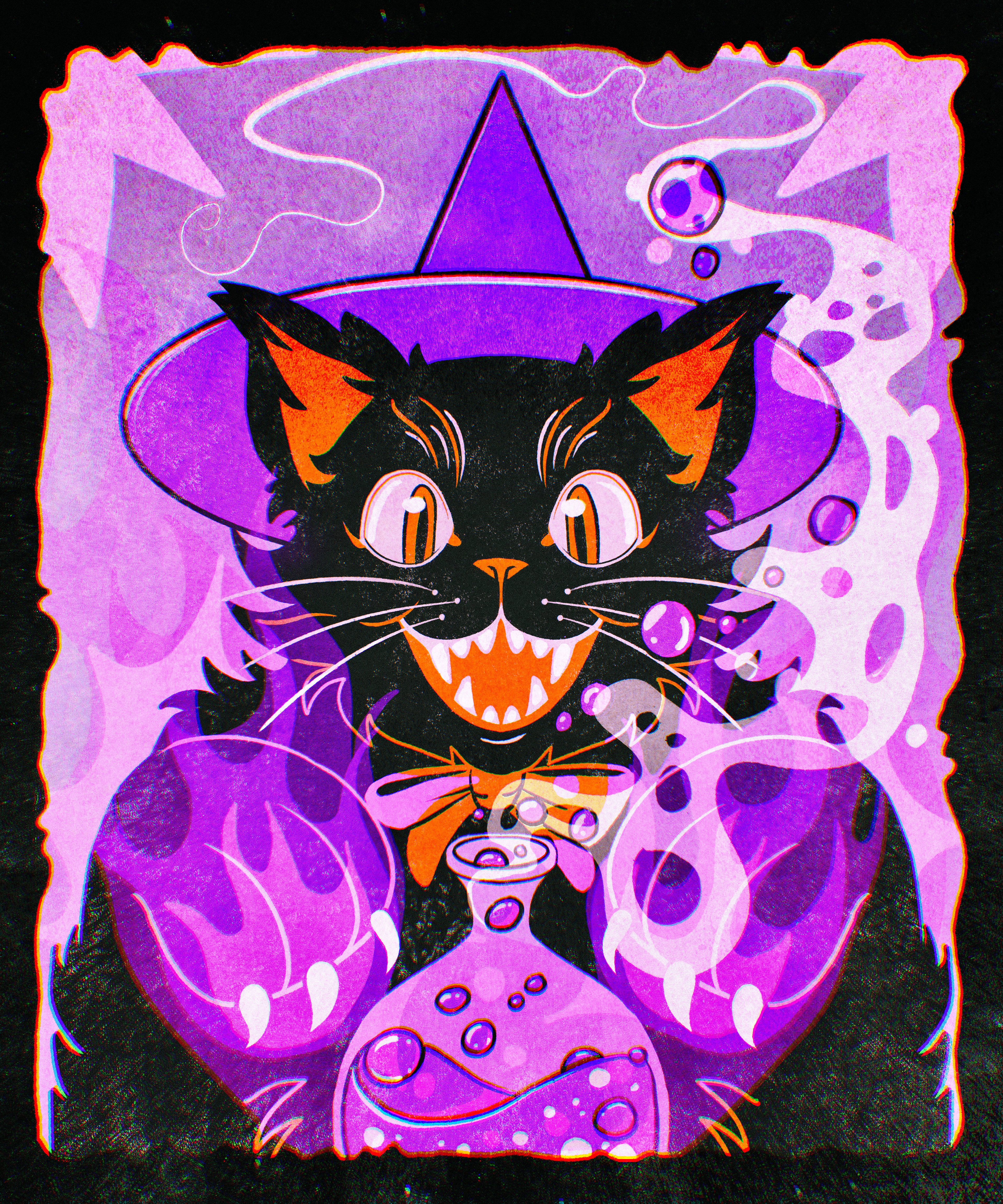 Cat Witch | Procreate | 2024