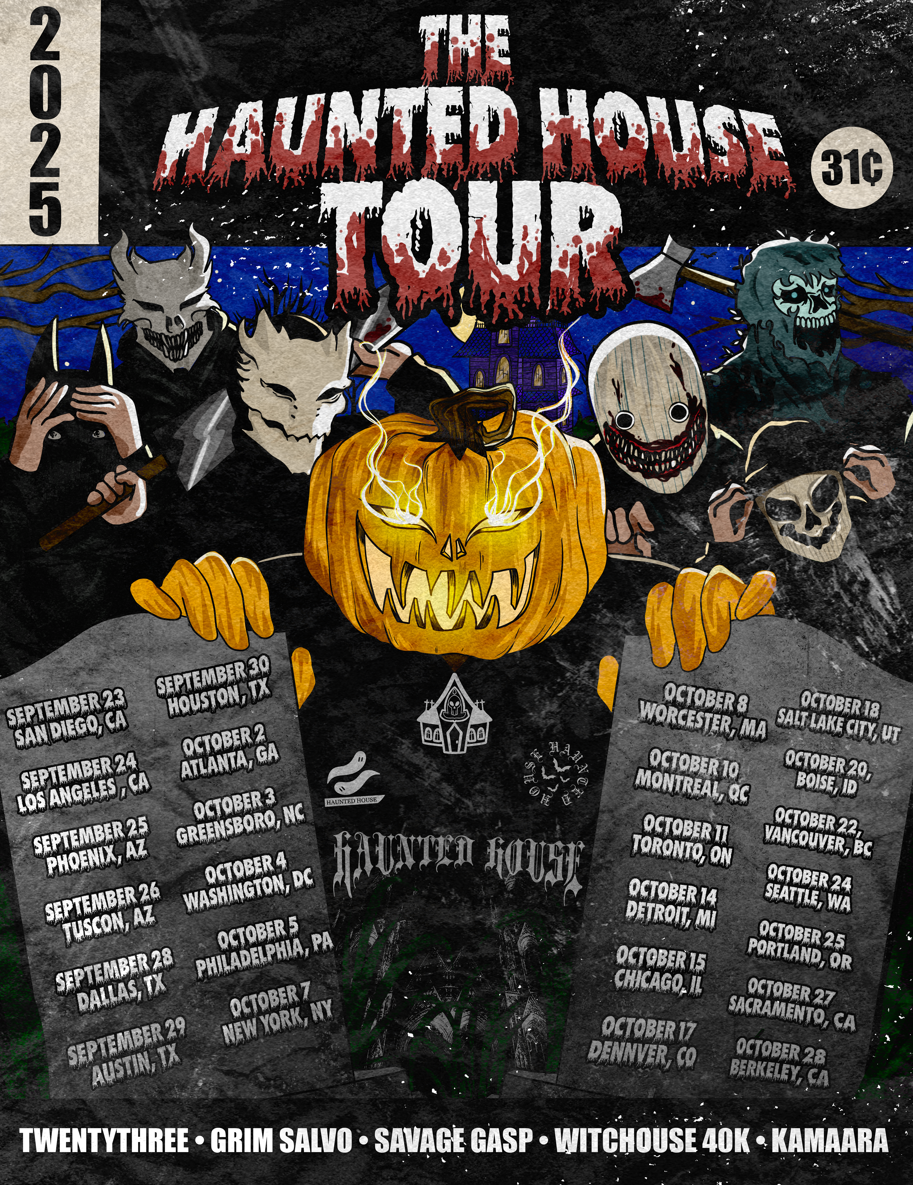Haunted House Tour Flier | 2025