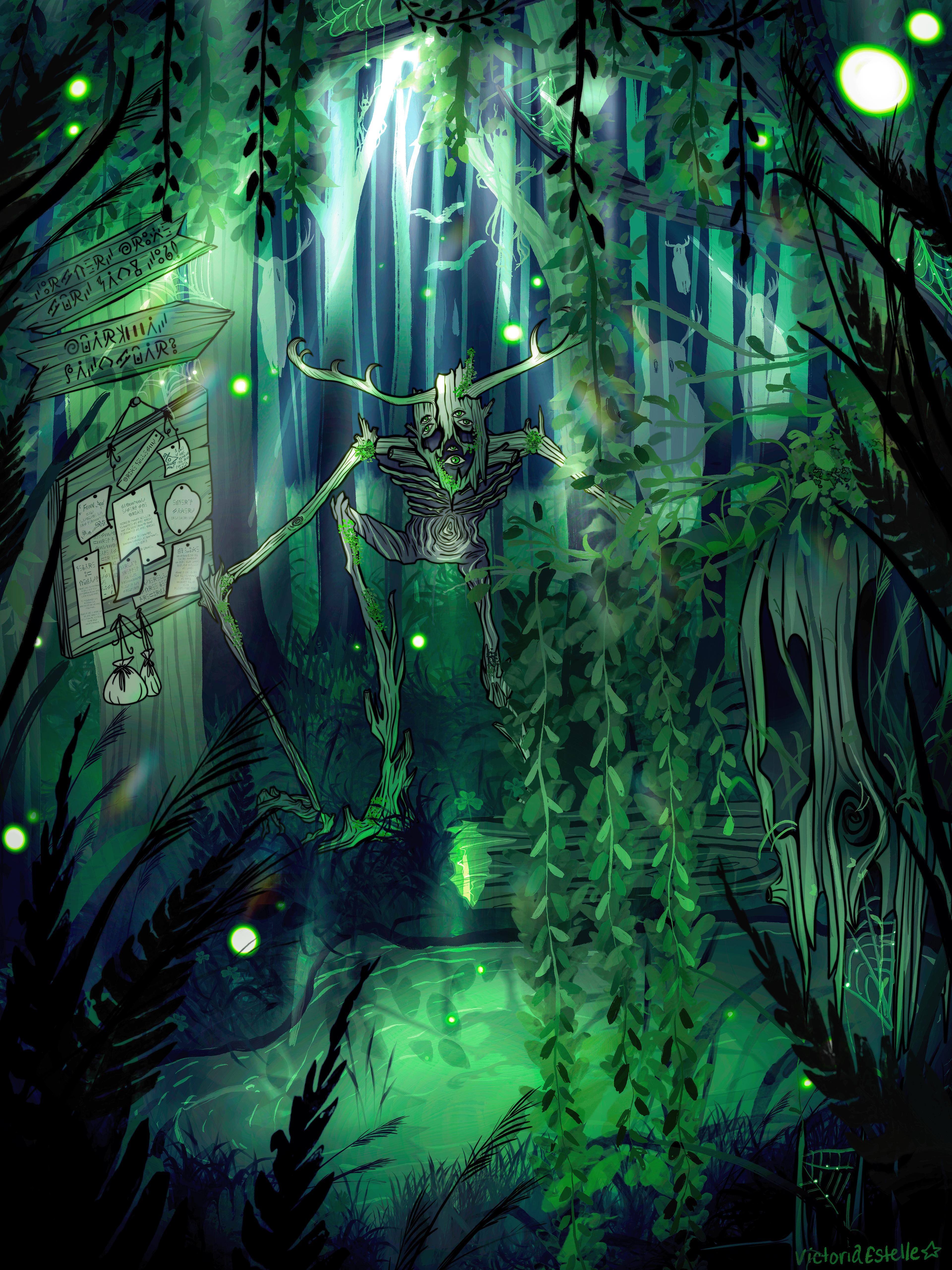 Guardian Sanctuary | 30x40 | Procreate | 2025