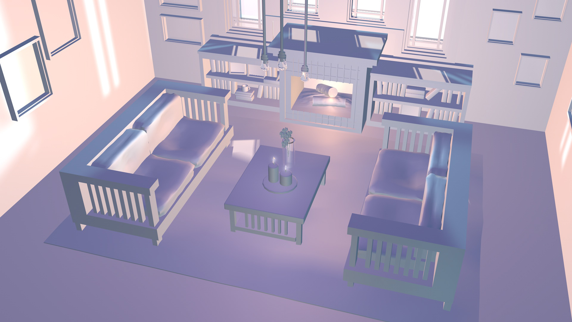 Living Room | 2022 | Cinema 4D