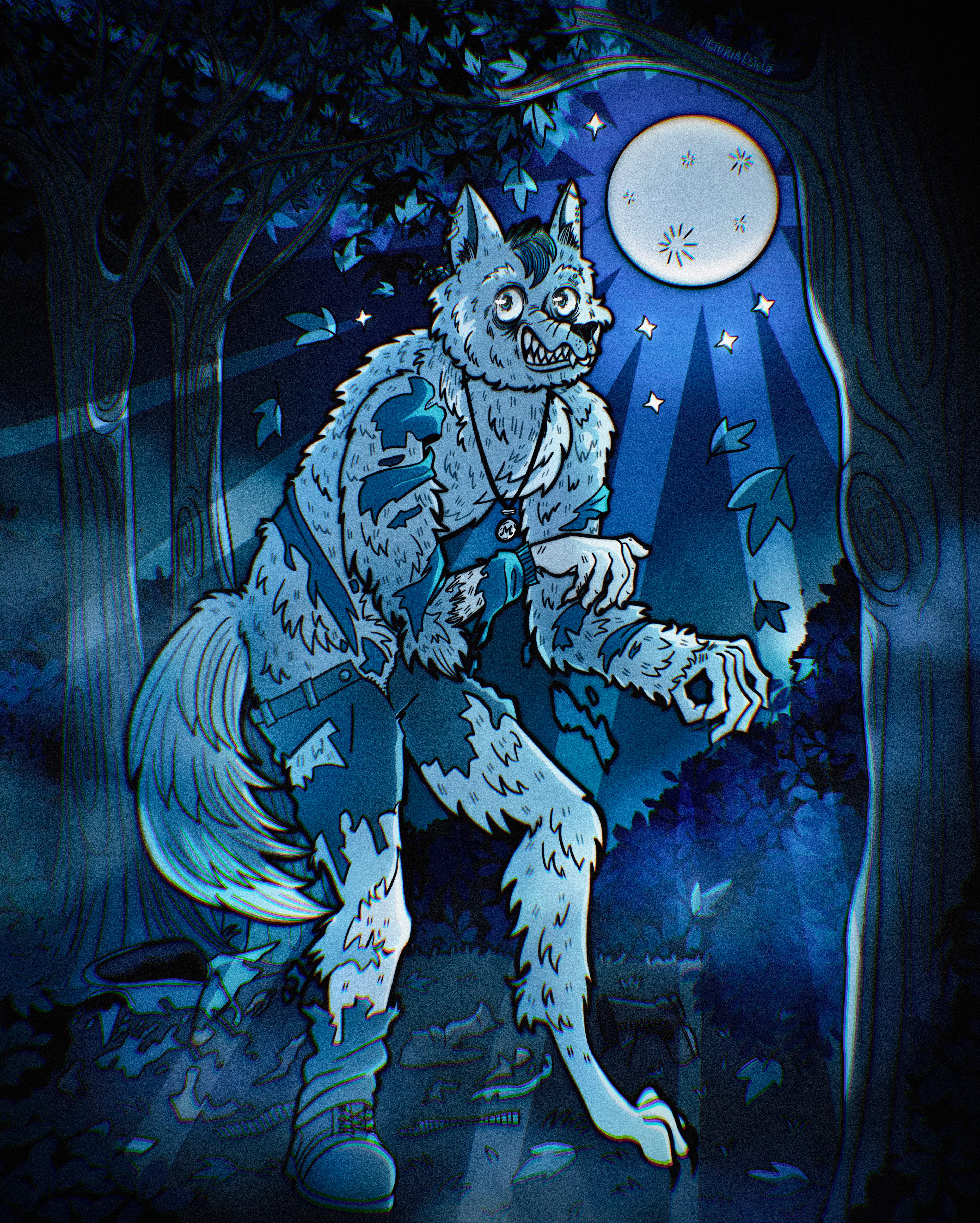 Full Moon | Procreate | 2024