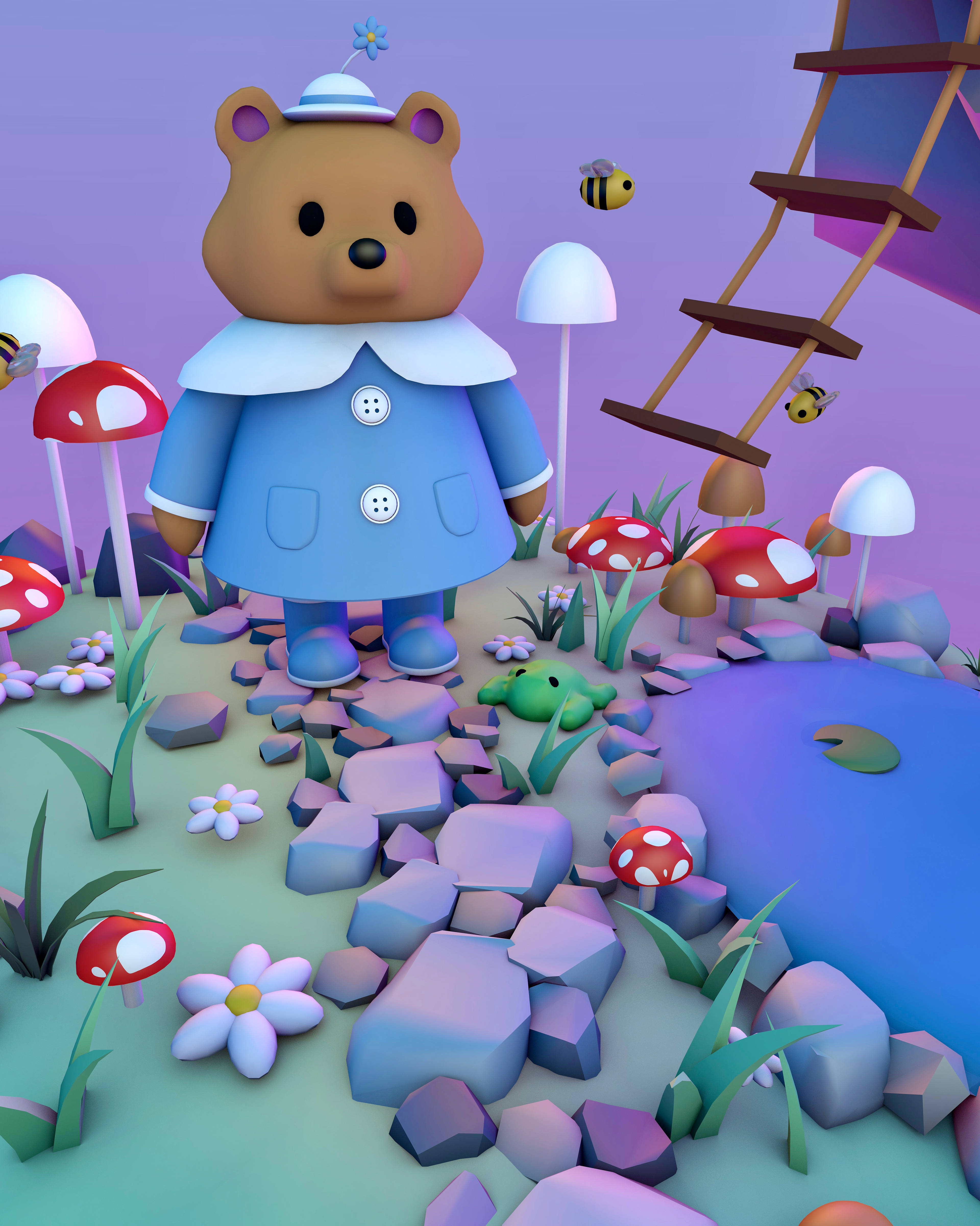 Bear Friend | 2022 | Cinema 4D