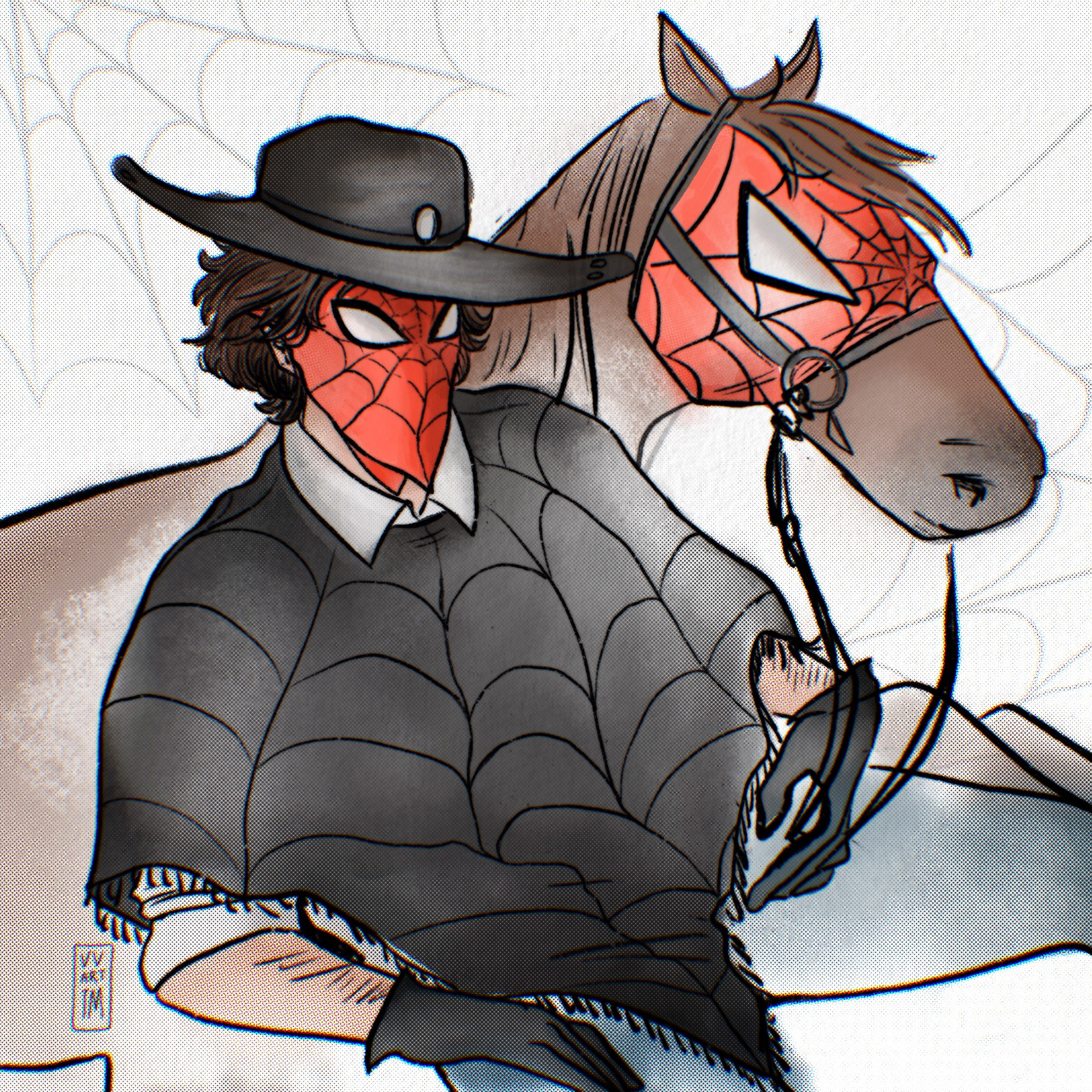 Web-slinger | 2023 | Procreate