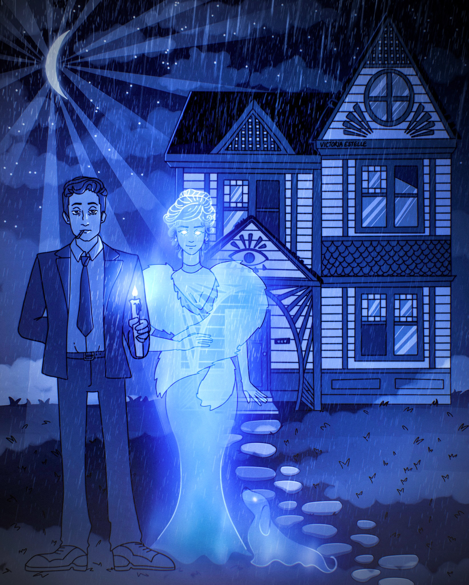 Ghost Realtor | Procreate | 2024