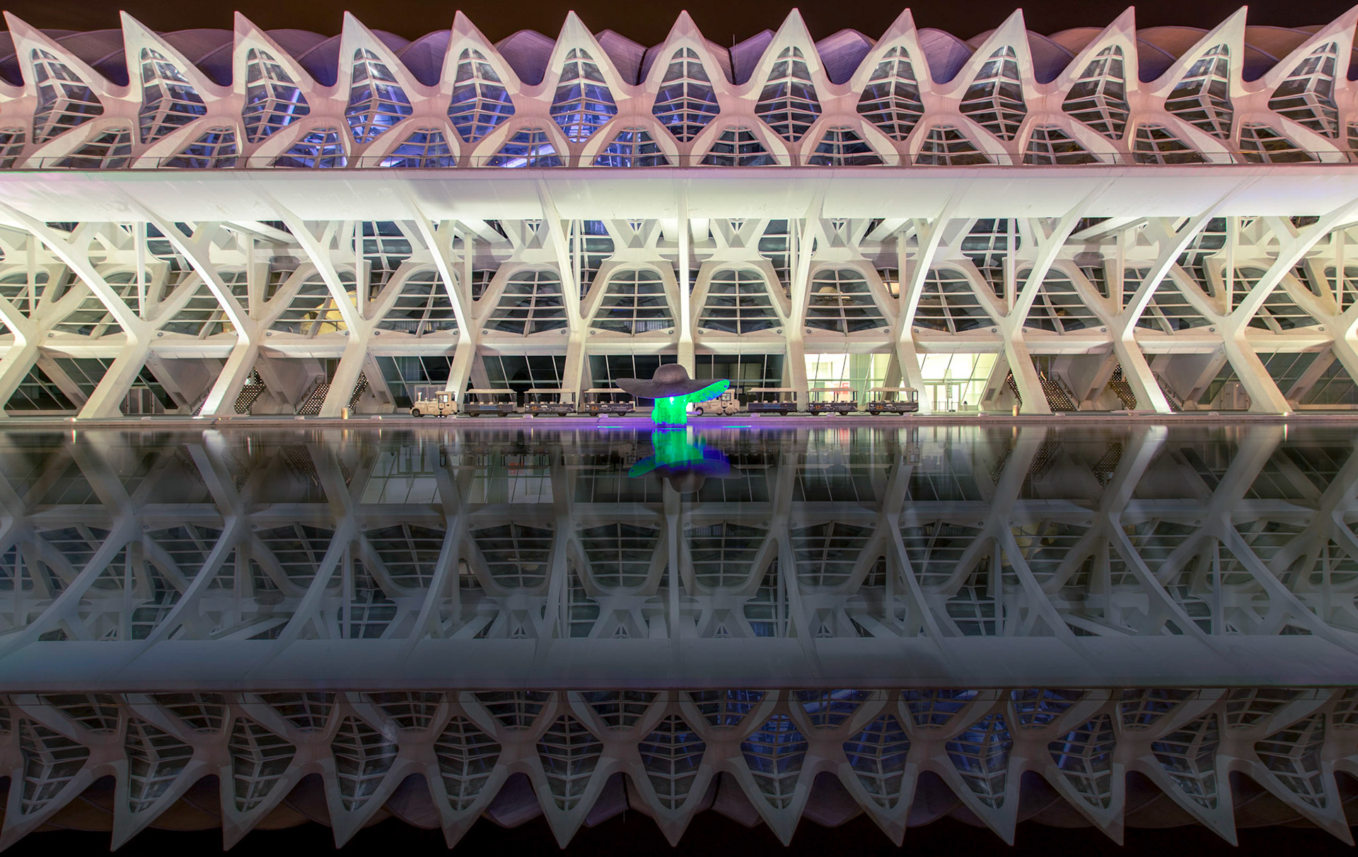 Museum of Natural Science Principe Felipe of Santaigo Calatrava in Valencia Spain