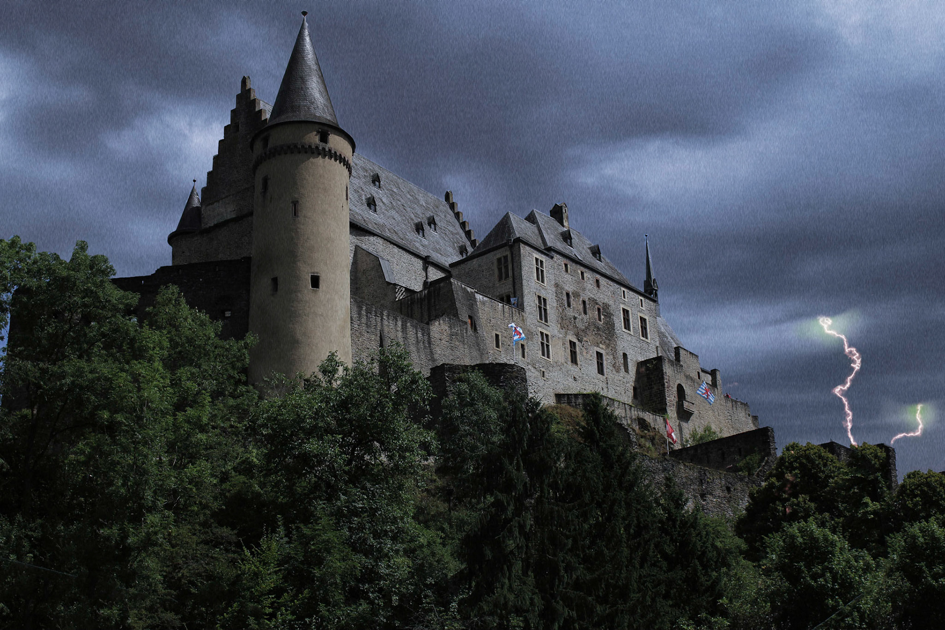 Stormy weather in Vianden