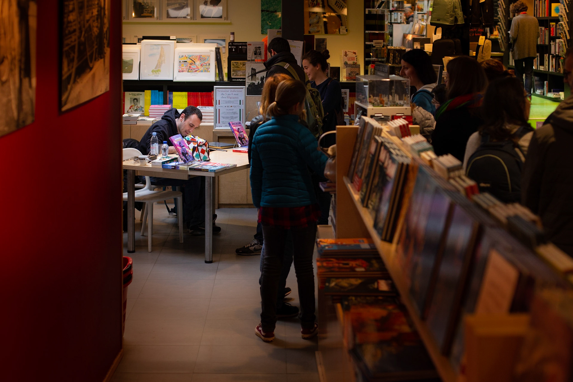 ZeroCalcare Michel RECH signing in Filigraines