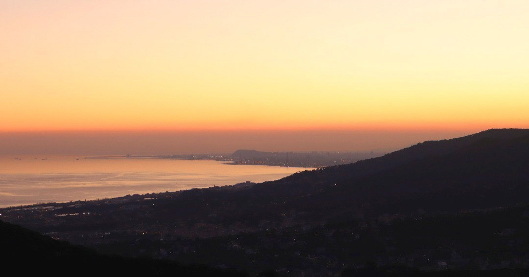 l Maresme i el Barcelonès (des del Castell de Burriac)