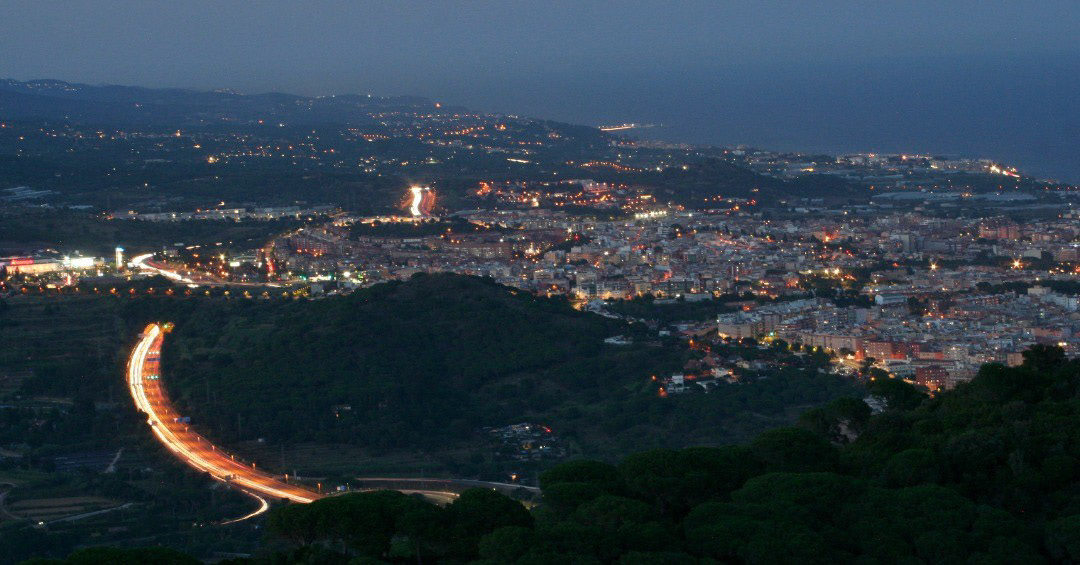 Mataró (des del Castell de Burriac)