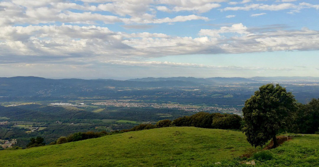 El Vallès Oriental i el Maresme (des de Fogars de Montclús)