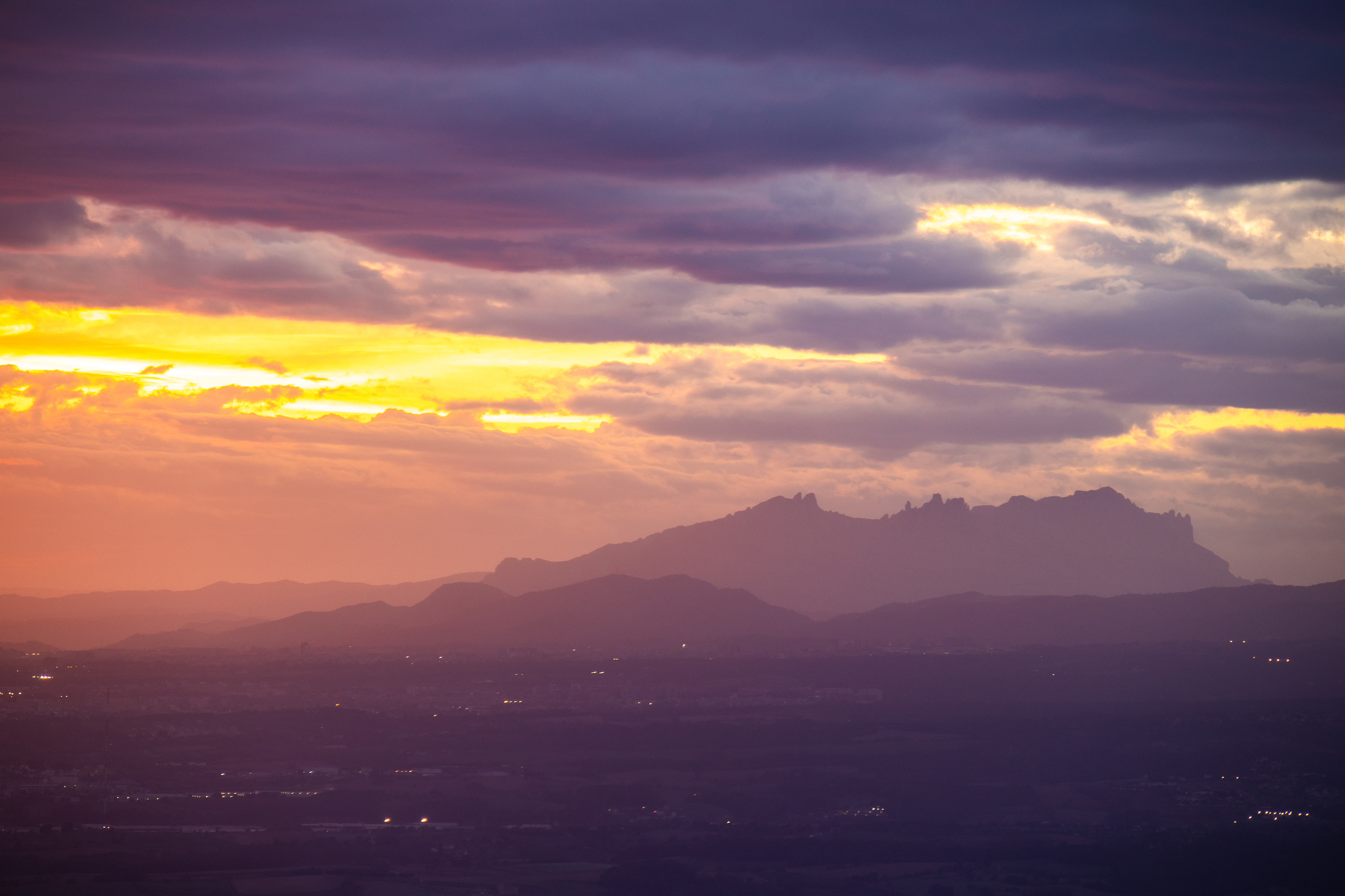 Montserrat (des del Turó de Mataró)