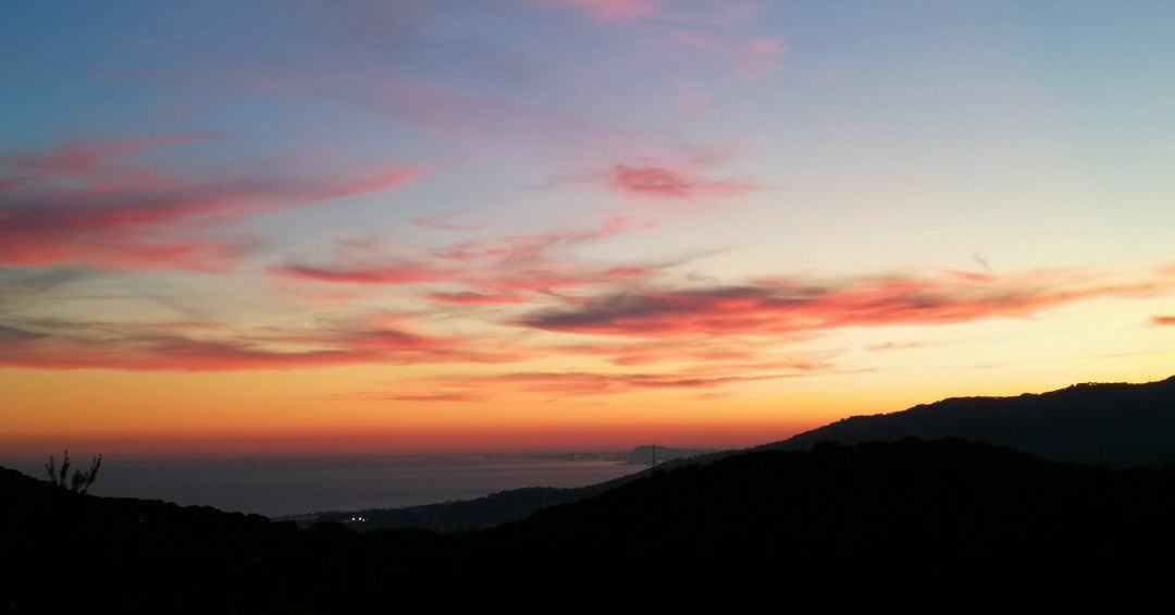 El Maresme i el Barcelonès (des del Castell de Burriac)