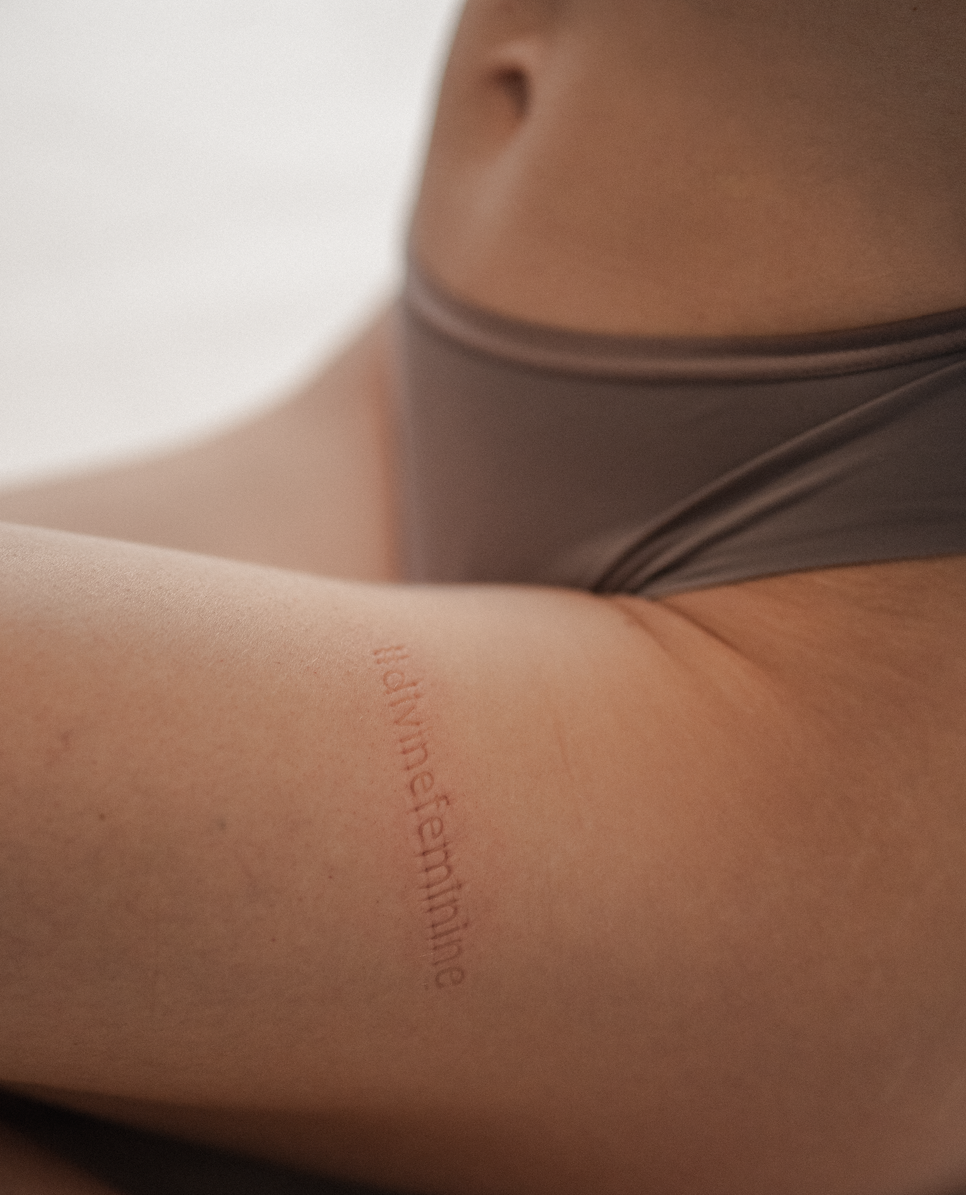 “Under My Skin,” photography, body imprints of the hashtags. Photography: Abdullhadi Husein.