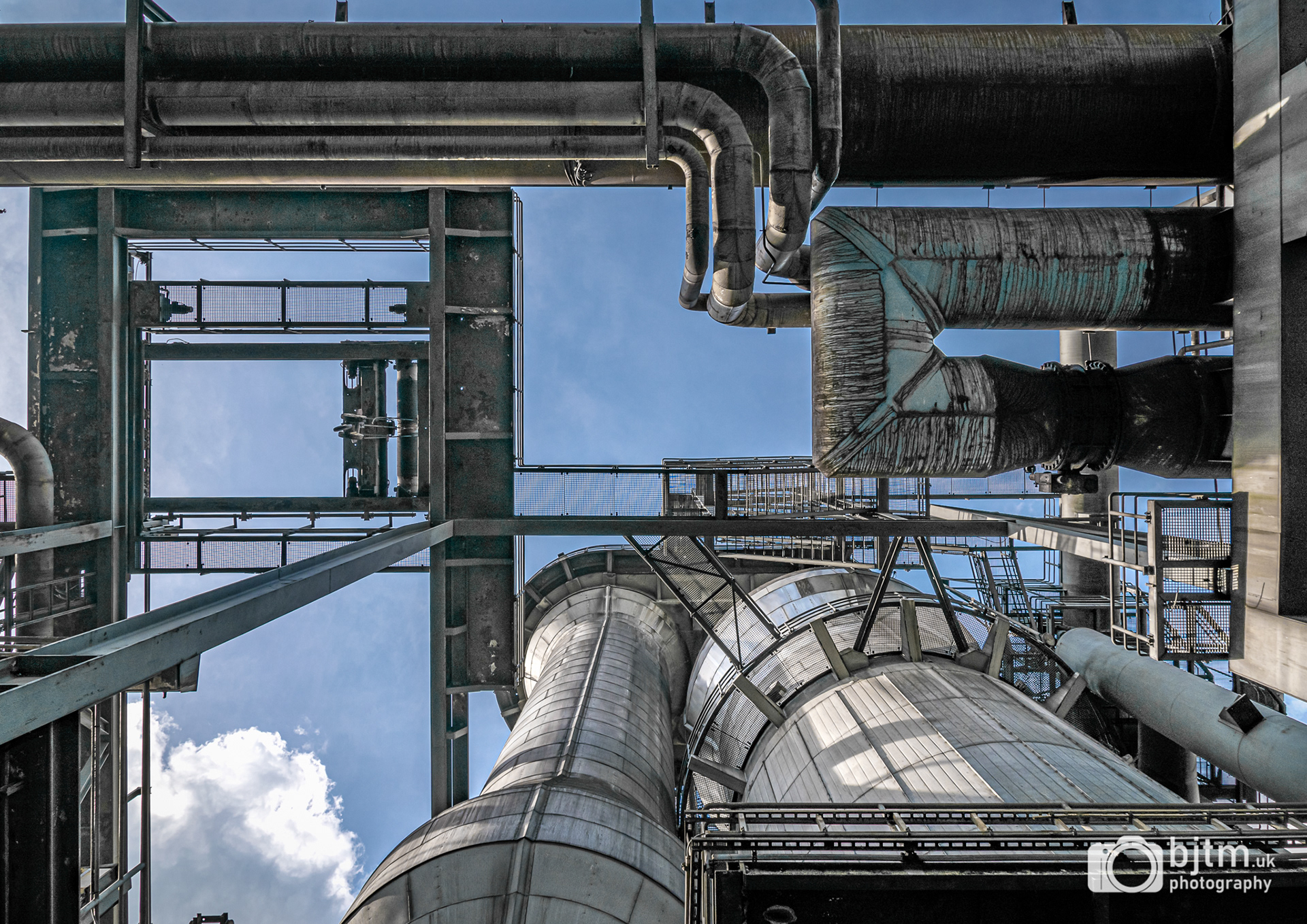 Industrial sky. Germany, September 2018