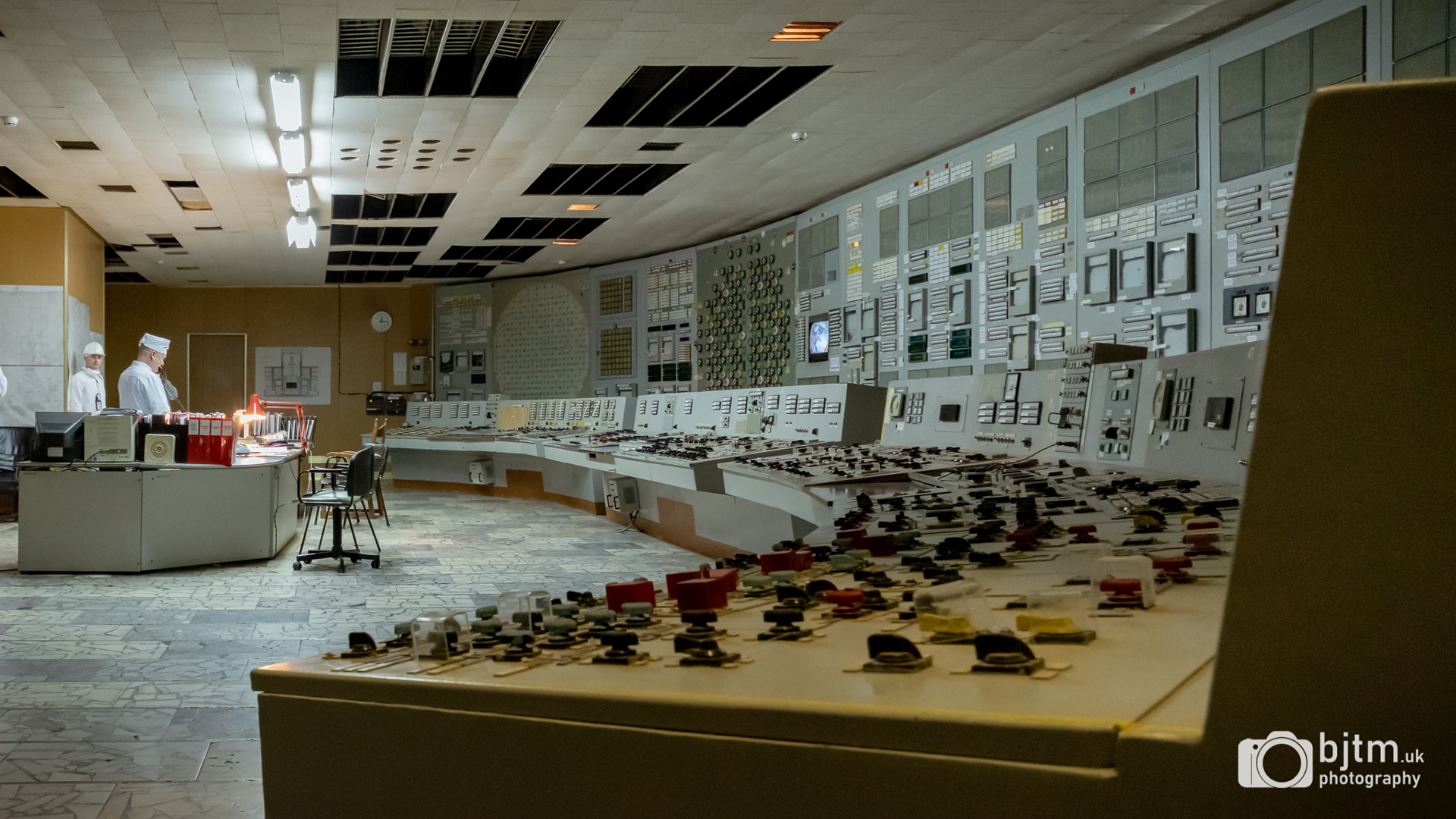 Reactor 2 control room, still in operation during decomissioning