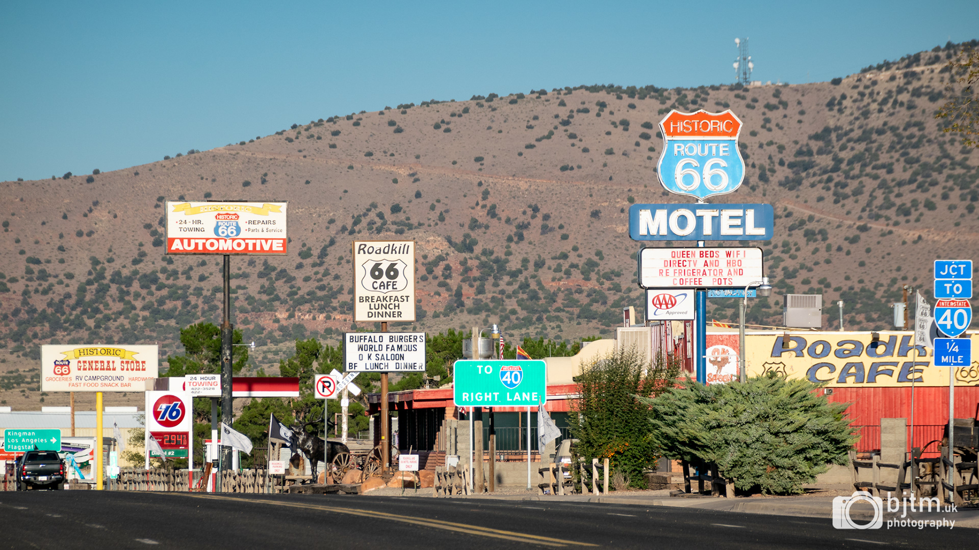 Seligman, Arizona. USA, October 2017