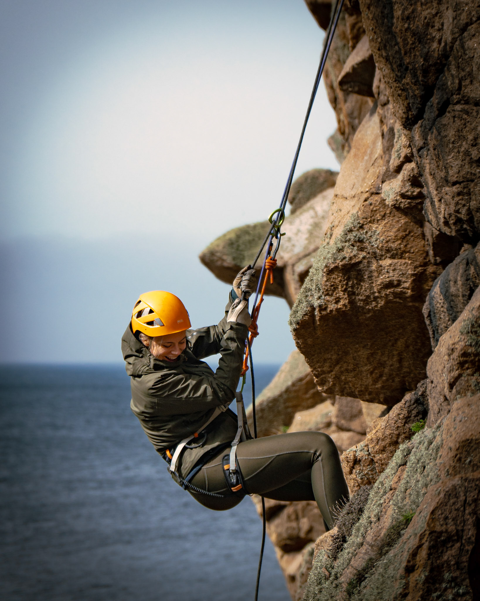 Rapelling, Bornholm