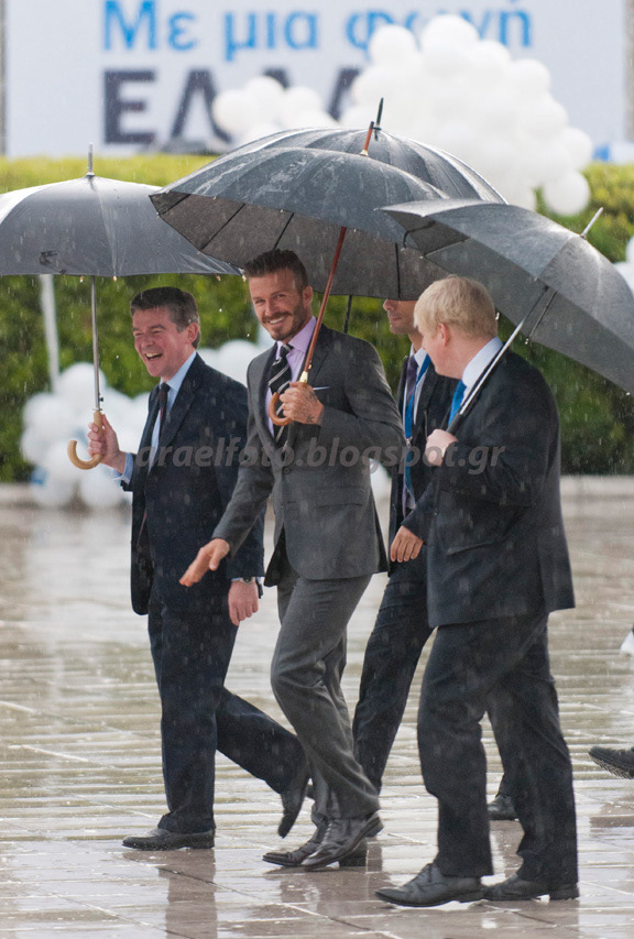 Athens 2012, Princess Anna, Sebastian Coe, David Beckham, Boris Johnson