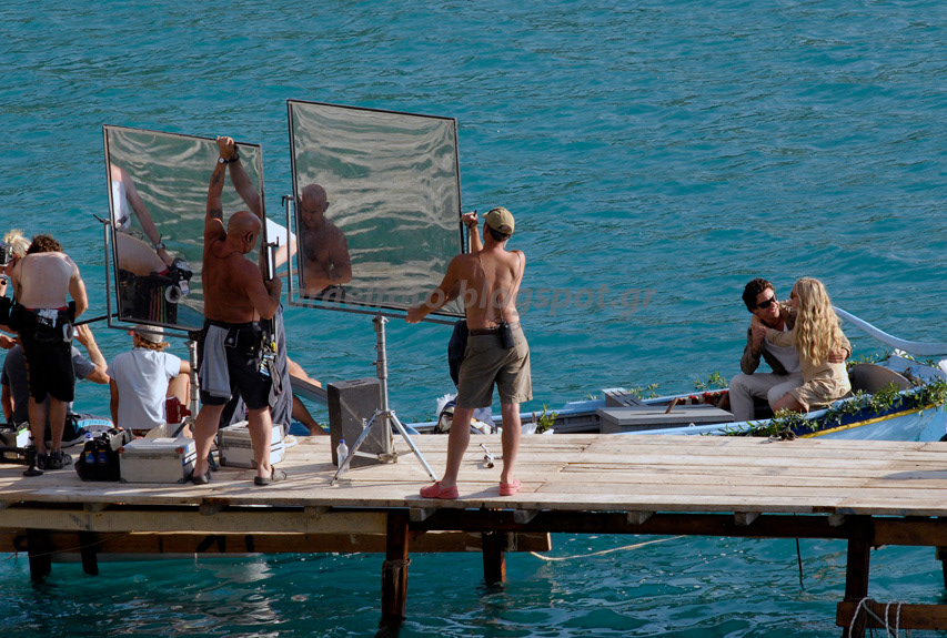 Skopelos 2007, Mamma Mia, Pierce Brosnan, Colin Firth, Stellan Skarsgard, Meryl Streep, Amanda Seyfried