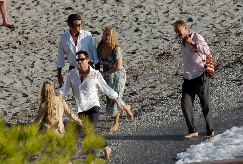 Skopelos 2007, Mamma Mia, Pierce Brosnan, Colin Firth, Stellan Skarsgard, Meryl Streep, Amanda Seyfried