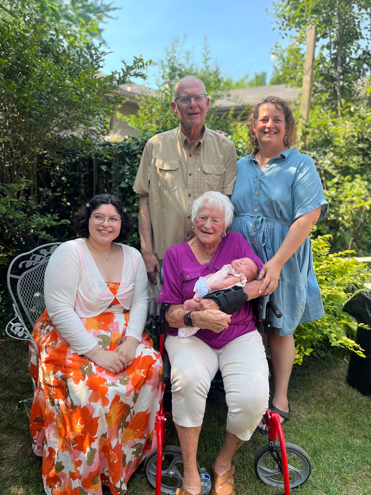 Grandma, Great Great Grandma and Grandpa