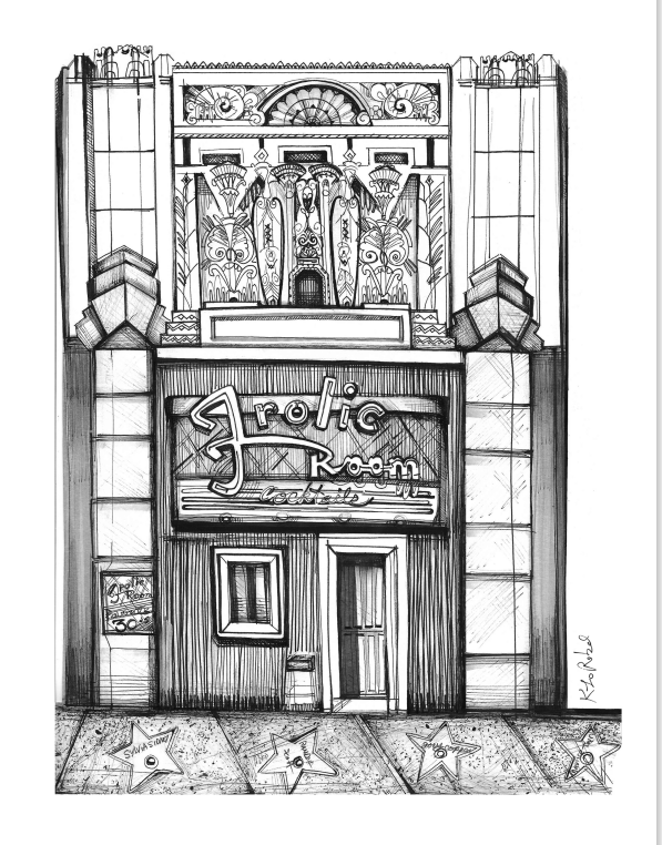 "Frolic Room" Hollywood, LA - KLoRebel Art © 2024