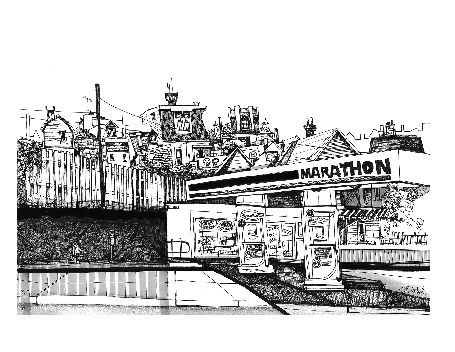 Marathon Gas Station - Lawrenceville