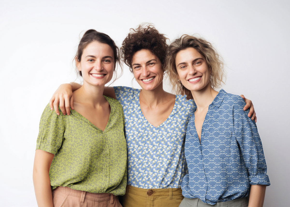 Georgina, Susan and Rosalind