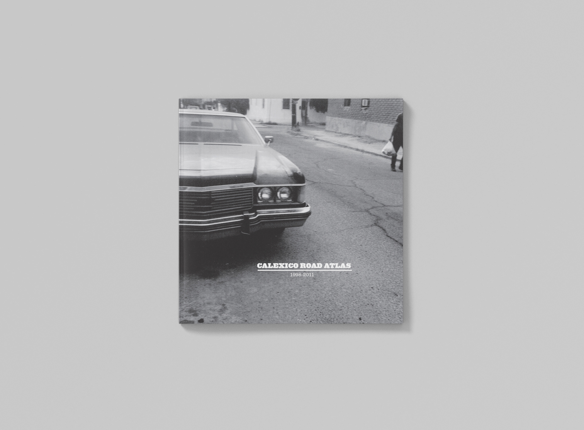 Tucson book cover design for Calexico's "Road Atlas" collaboration with Saywells Design Co.