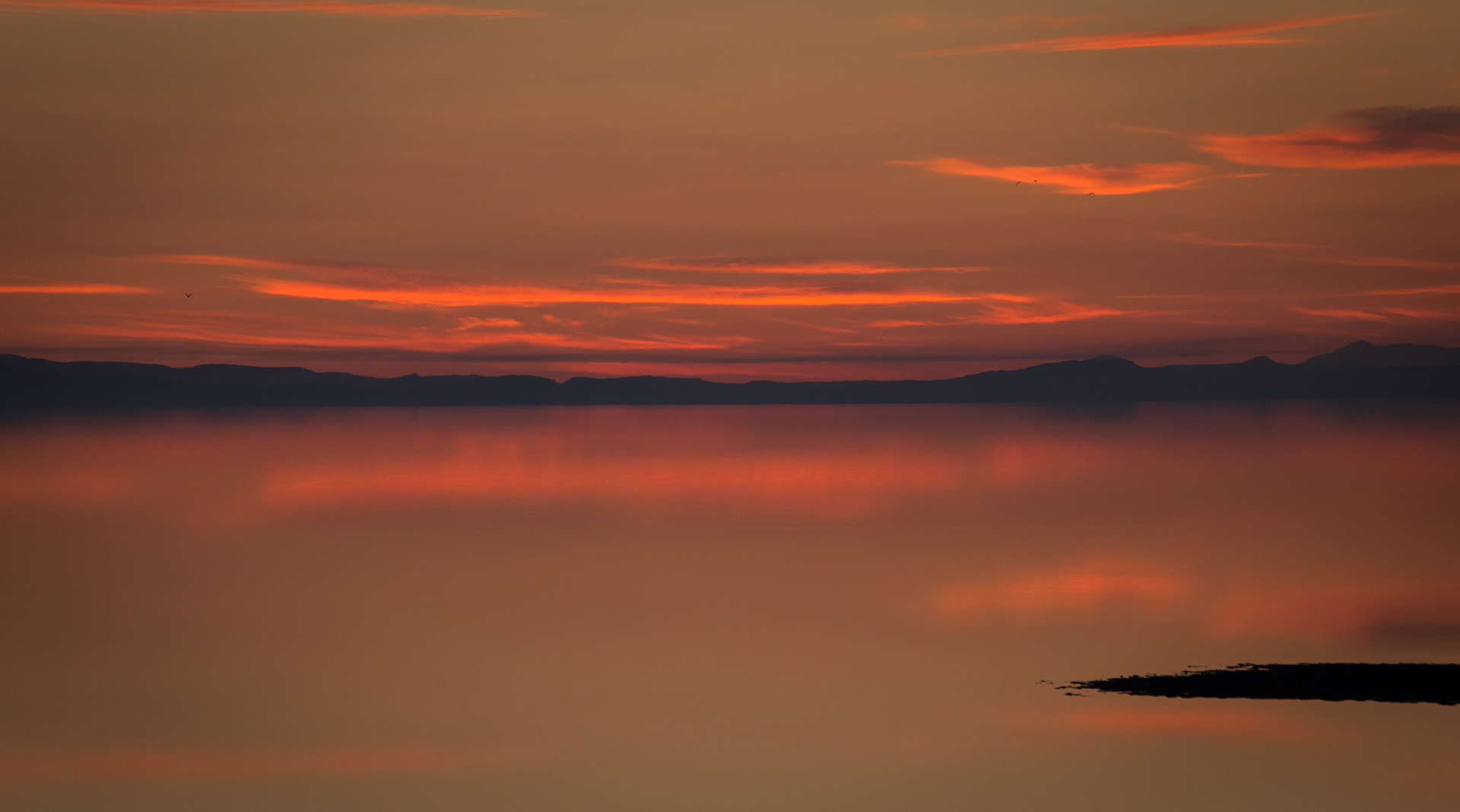 Antelope Island Sunset, Great Salt Lake, Utah