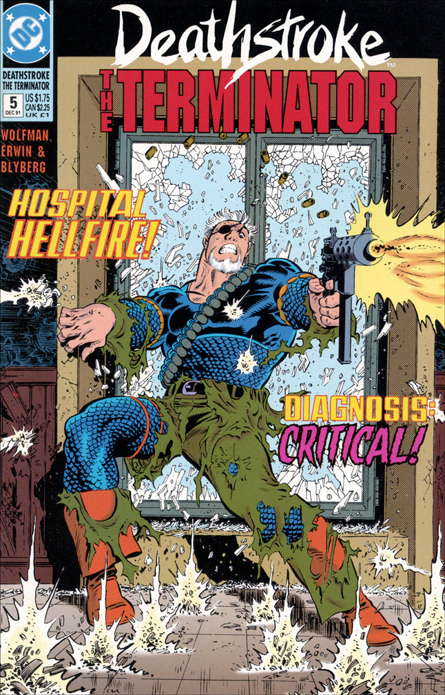 DEATHSTROKE THE TERMINATOR 5, December, 1991. COVER: Mike Zeck (pencils / inks)