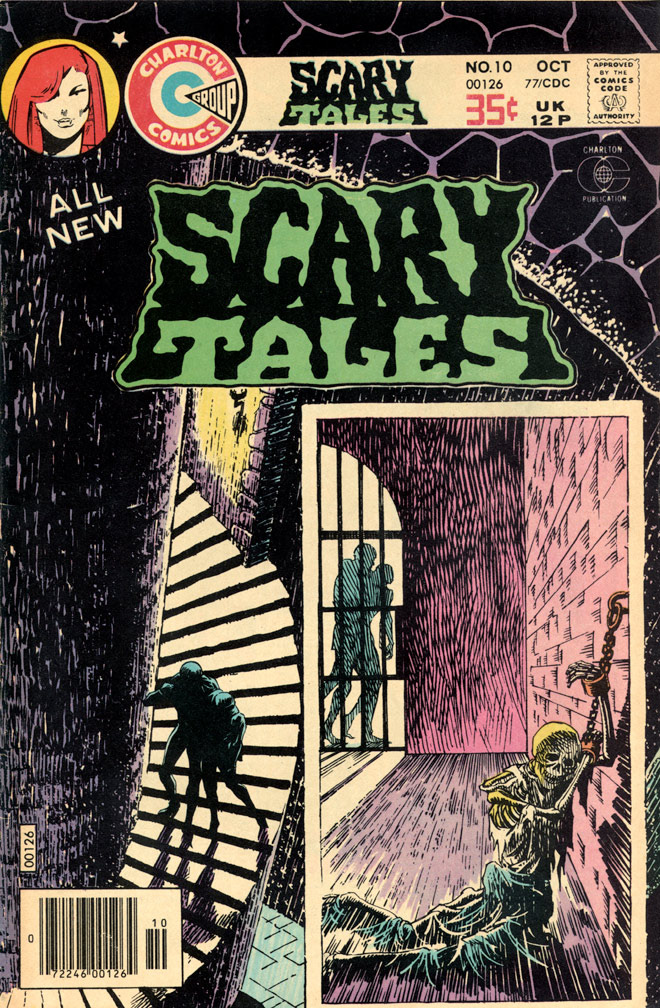 SCARY TALES, Vol 3 No 10, October, 1977. INTERIOR: 6-page story, Mike Zeck (pencils / inks/ lettering) 