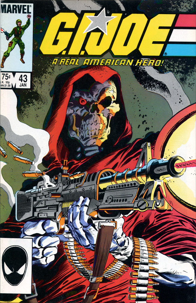 G. I. JOE: issue 43 January 1986 - COVER: Mike Zeck (pencils), John Beatty (inks)