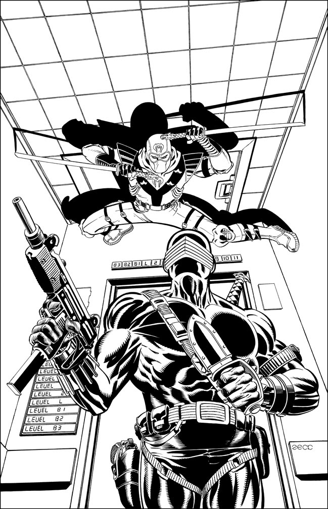 G.I.JOE 9, August, 2002 issue. Cover art by Mike Zeck