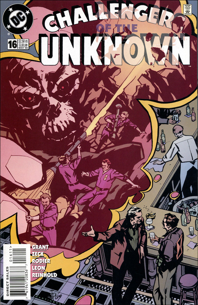 CHALLENGERS OF THE UNKNOWN 16, May 1998. INTERIOR: Mike Zeck (pencils, pgs 4-21) Denis Rodier (inks, pgs 4-21)