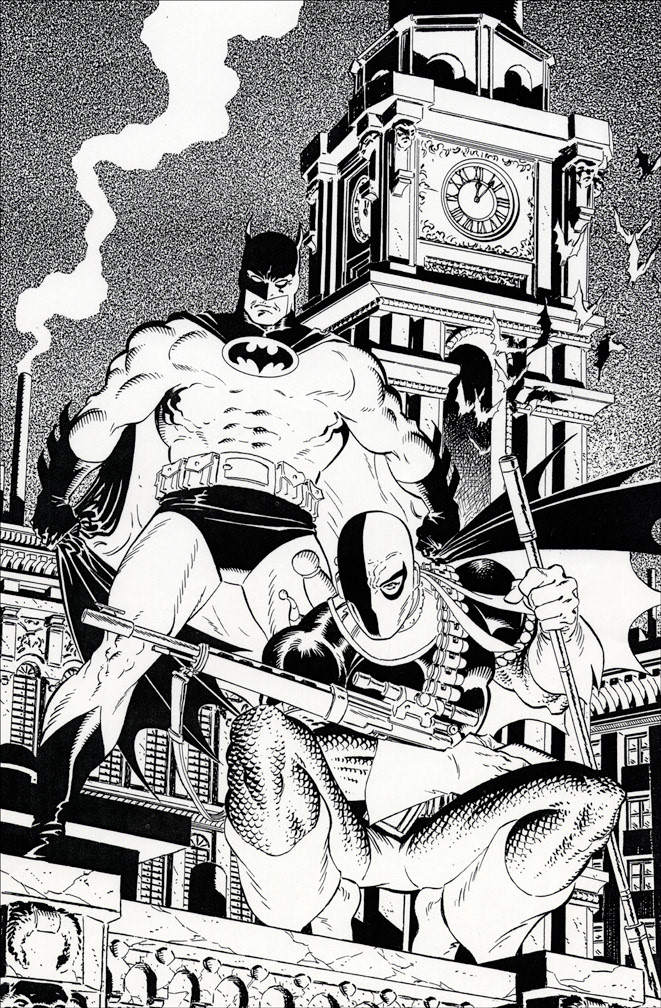 DEATHSTROKE THE TERMINATOR 8, cover art by Mike Zeck (pencils / inks)