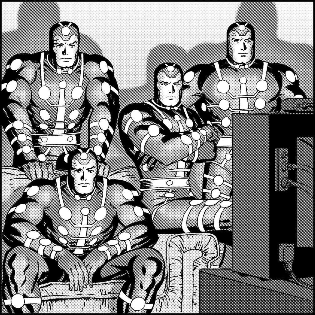 X-MEN LEGENDS, 1997. Chapter illustration sample. Mike Zeck (pencils and inks)