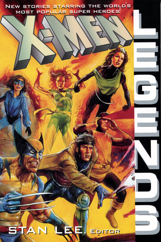 X-MEN LEGENDS, 1997, oversized paperback story collection. INTERIOR: Chapter illustrations by Mike Zeck (pencils and inks)