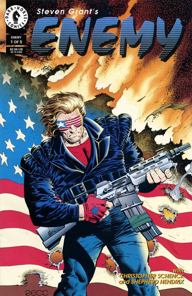 ENEMY 1, May, 1994 issue. COVER: Mike Zeck (pencils and inks)