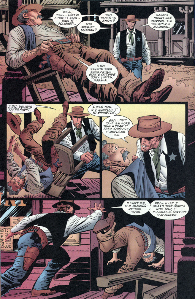 LEGENDS OF THE DC UNIVERSE 20, interior page by Mike Zeck (pencils) Klaus Janson (inks)
