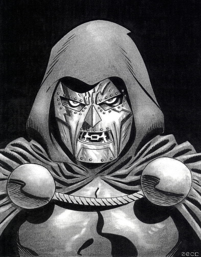 Doctor Doom portrait commission.