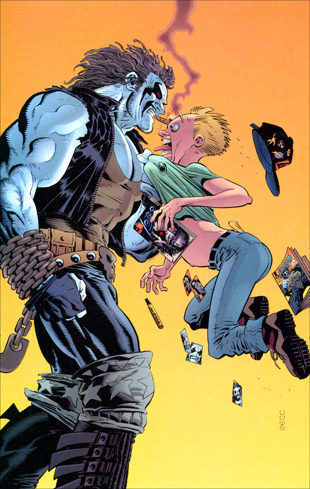 THE LOBO GALLERY: PORTRAITS OF A BASTICH 1, interior pinup page by Mike Zeck (pencils / inks)
