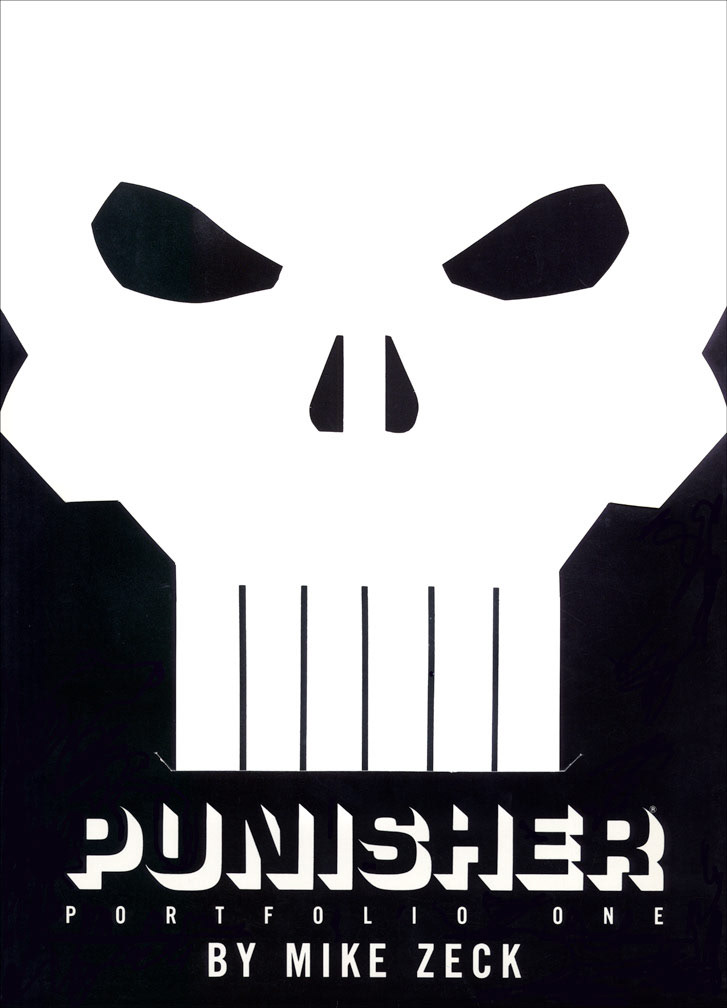 MARVEL PUNISHER PORTFOLIO. Actually a reprint of my Limited Edition Punisher Portfolio published in France by Editions Deesse, but this time in color. Art by Mike Zeck, and color by Mike Zeck and Phil Zimelman.