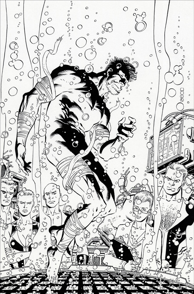 DEATHSTROKE THE TERMINATOR 17, cover art by Mike Zeck (pencils / inks)