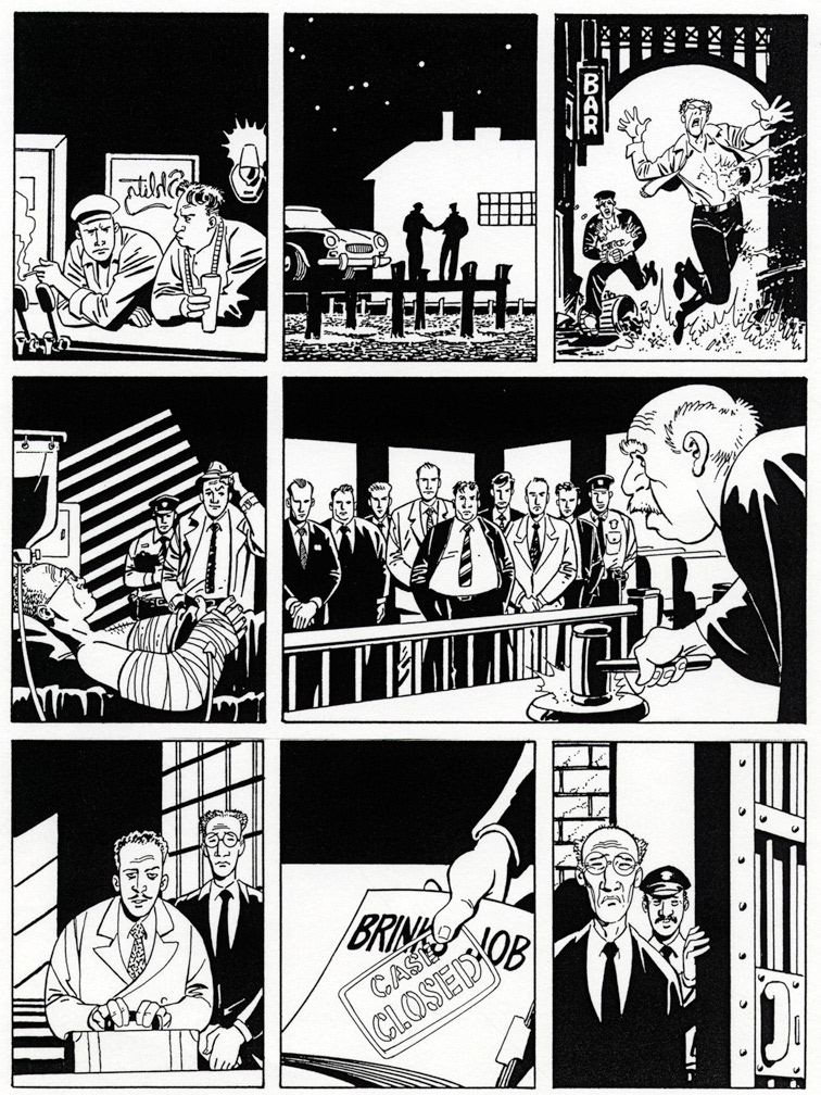 THE BIG BOOK OF LITTLE CRIMINALS, 1996. Interior page 4 art by Mike Zeck (pencils / inks)