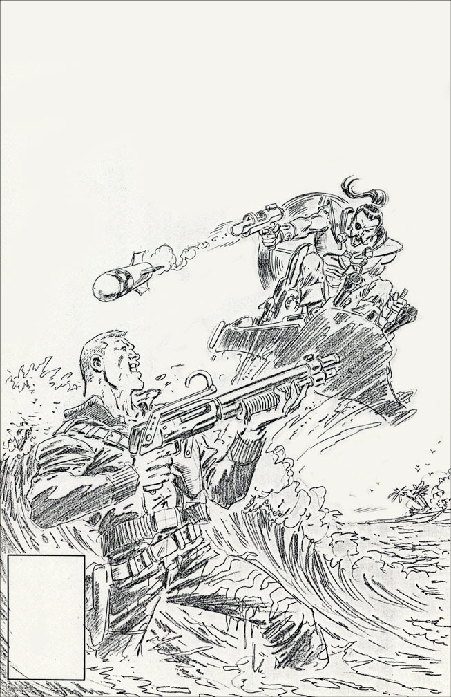 G. I. JOE: issue 60 - Cover pencils by Zeck