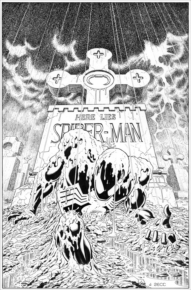 Cover Recreation: Web of Spider-Man issue 32v3. 